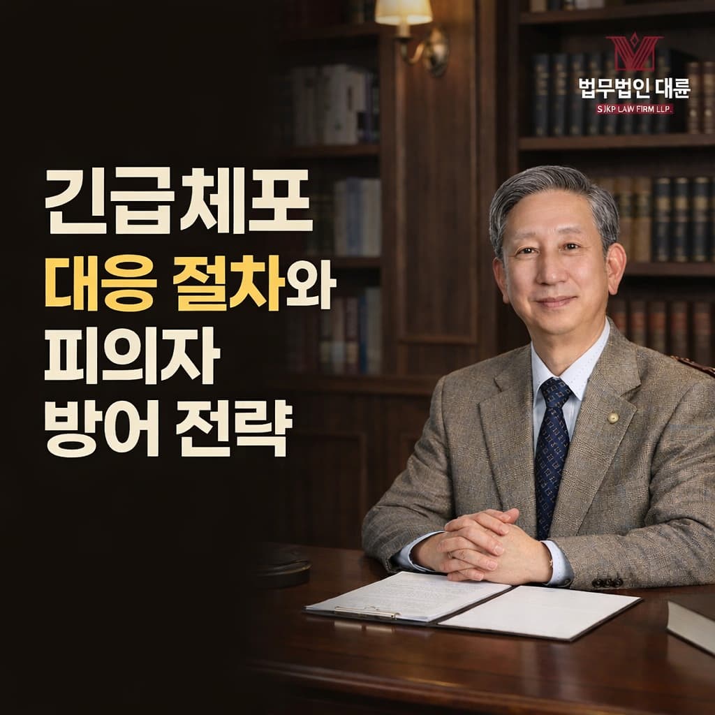 긴급체포영장 | 긴급체포 후 대응 절차와 피의자 방어 전략