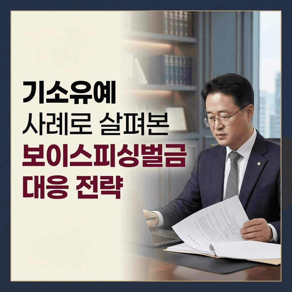 보이스피싱벌금 | 기소유예 사례로 살펴본 보이스피싱벌금 대응 전략