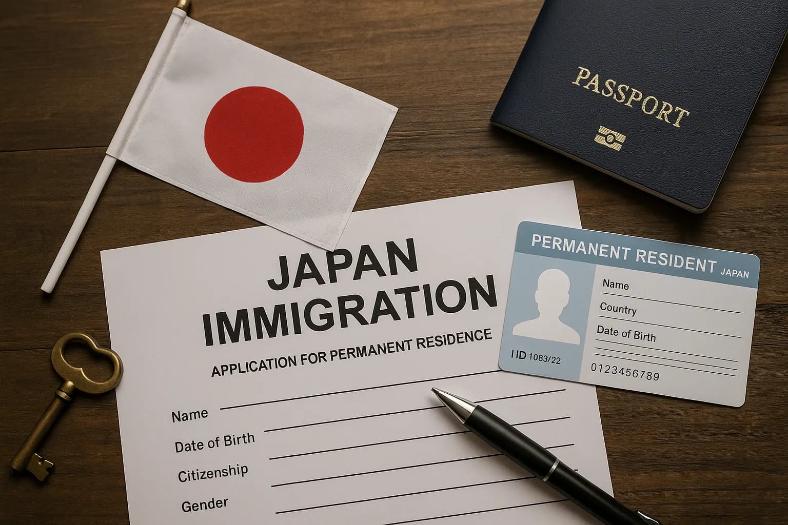 일본이민 영주권 신청 서류 절차